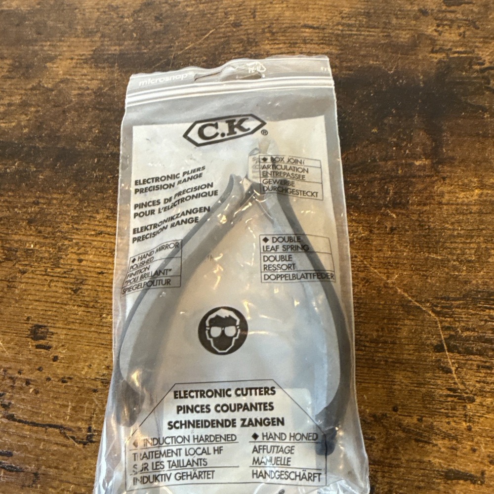 C.K. Mini Side Cutters 3880DEF‑110 – 120mm (4.6") – NEW IN PACKAGE GERMANY